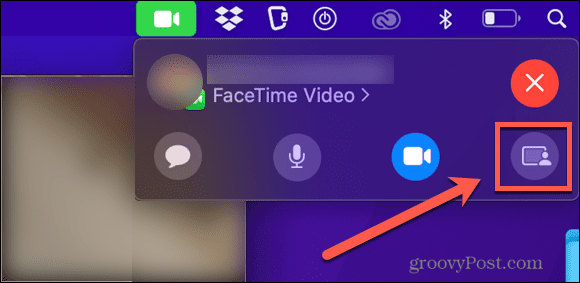 icono de compartir facetime