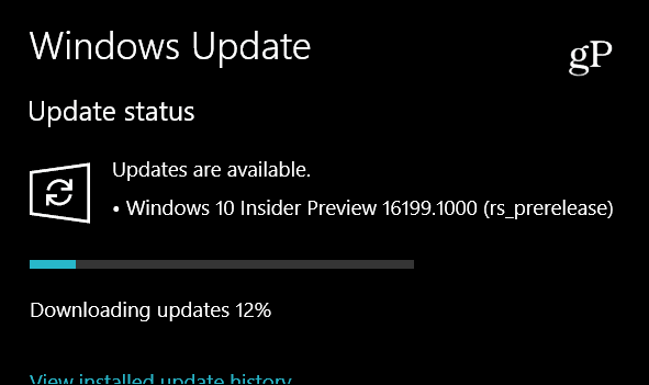 Microsoft envía Windows 10 Insider Preview Build 16199, incluye nuevas características