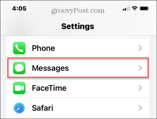 Ocultar mensajes de texto no deseados de remitentes desconocidos en iPhone