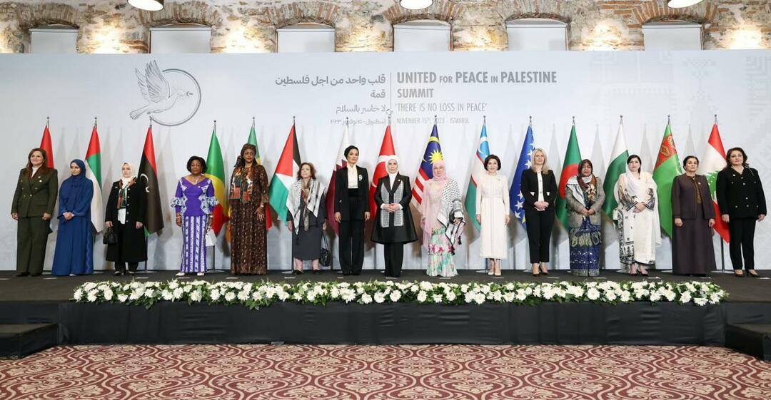 Cumbre Un corazón para las esposas de líderes palestinos
