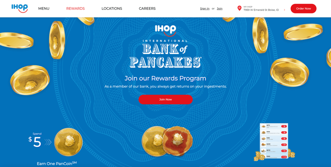 ihop-bank-of-pancakes-programa-de-lealtad