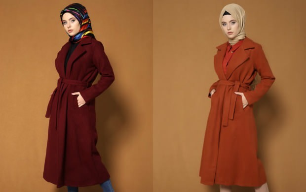 modelos de abrigo hijab polvorientos