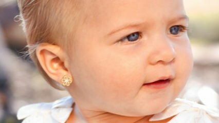 ¿Cuándo deben perforarse las orejas de los bebés?