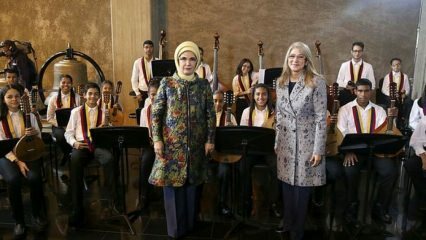 Actuación musical especial para la Primera Dama Erdogan en Venezuela