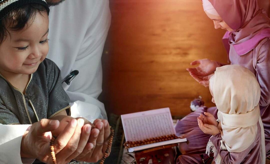 ¿Cómo pasar Ramadán con niños? Consejos para tus objetivos de Ramadán con tus hijos...