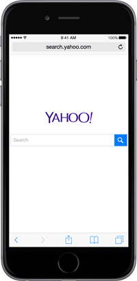 Búsqueda móvil de Yahoo rediseñada, préstamos de Google y Bing
