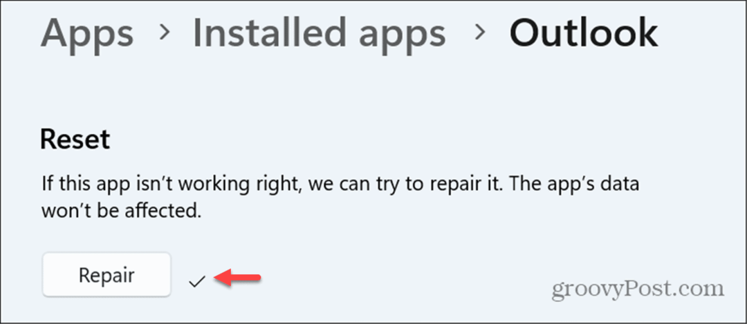 Restablecer o reparar Windows 11