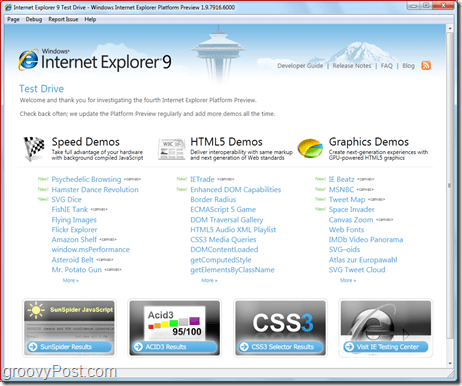 Internet Explorer 9: descargue la vista previa