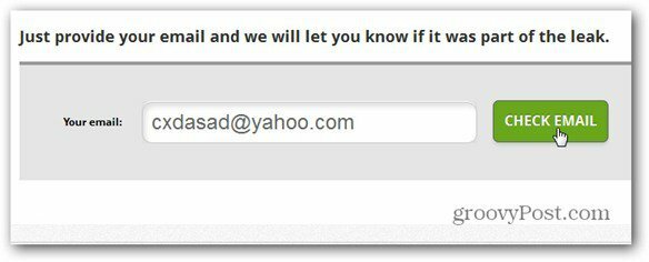 fuga de contraseña de Yahoo