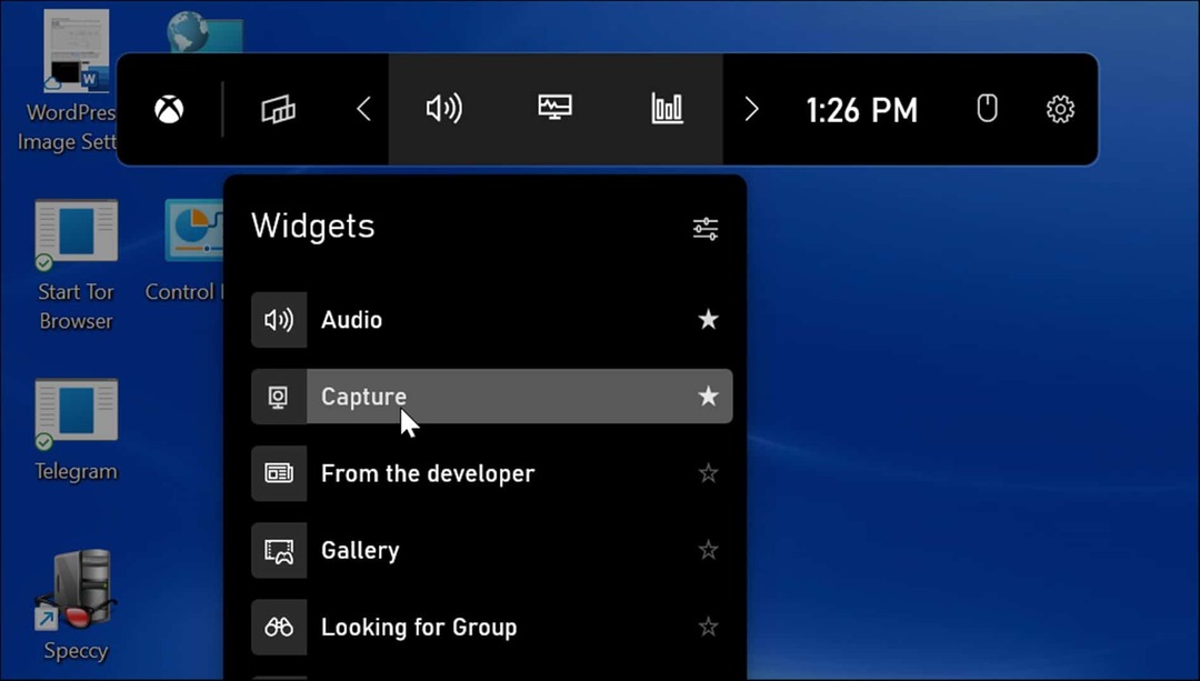 captura de widgets tomar una captura de pantalla en Windows 11