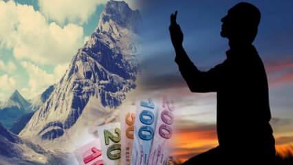 La oración de deshacerse de la deuda pronto! Para aquellos que no pueden pagar tanto como la montaña, oración de sustento.