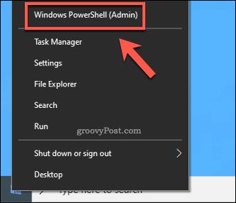 Windows Iniciar Iniciar PowerShell