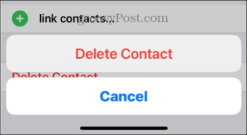 Eliminar todos los contactos en iPhone