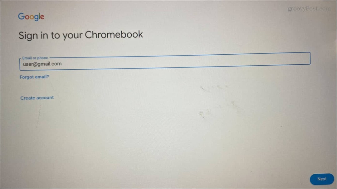 Agregar un usuario en Chromebook