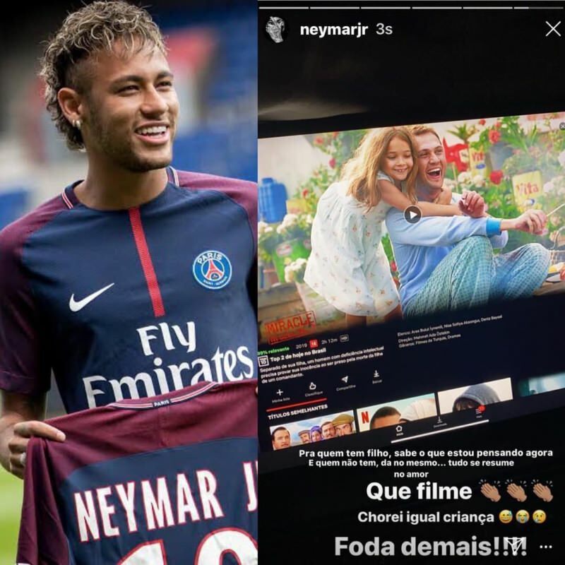 ¡El famoso futbolista Neymar compartió la película turca desde su cuenta de redes sociales!