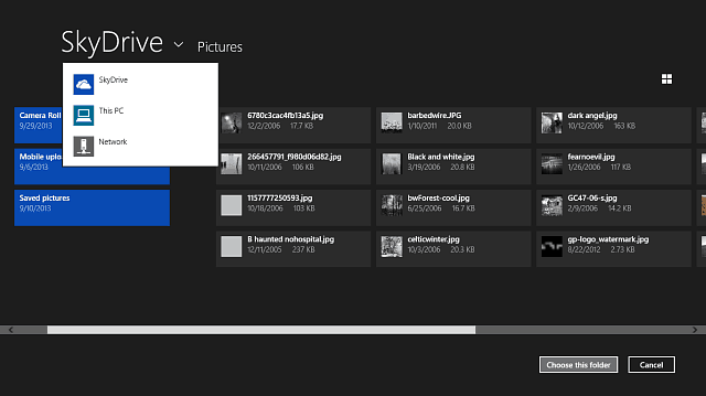Cómo crear una presentación de diapositivas de fotos en la pantalla de bloqueo de Windows 8.1