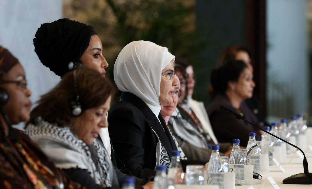 ¡Compartiendo un corazón por Palestina de la Primera Dama Erdoğan! "¡Estamos decididos a continuar con nuestra solidaridad!"