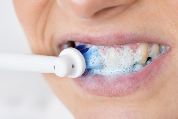 uso del cepillo de dientes