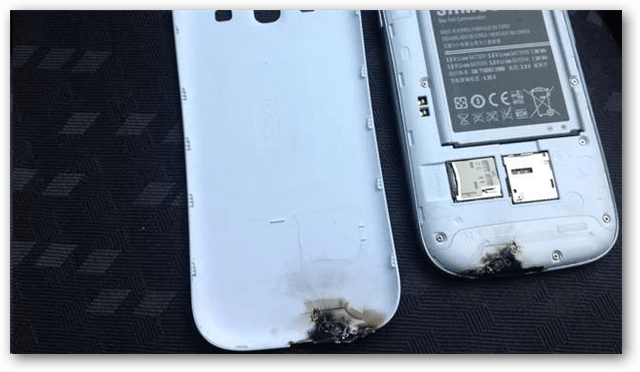 Samsung no tiene la culpa de Burnt Galaxy SIII
