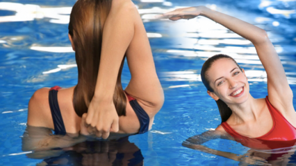 ¡Ajuste el vientre en 3 movimientos! Los movimientos abdominales más efectivos que puedes hacer en el agua