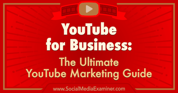 YouTube permite que las empresas y los especialistas en marketing usen videos para promocionar productos, herramientas y servicios.