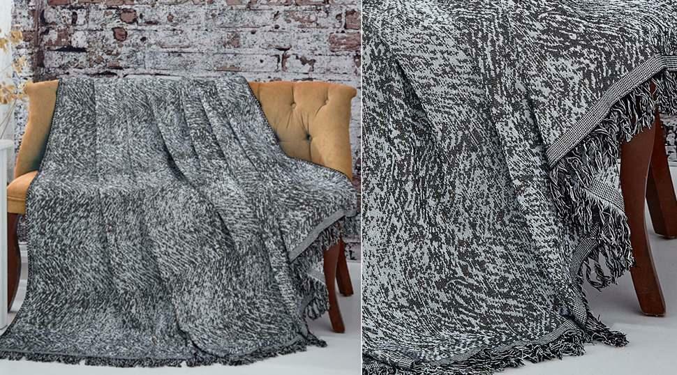 Funda de sofá de cesta textil