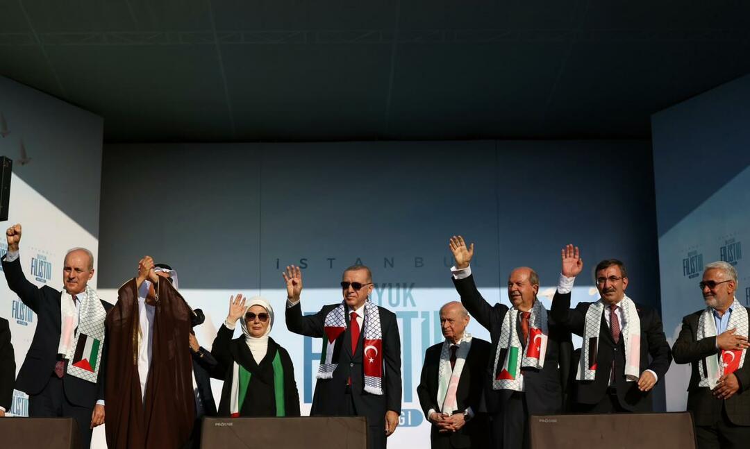 Gran manifestación palestina