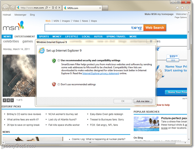 Internet Explorer 9 Final, ahora disponible