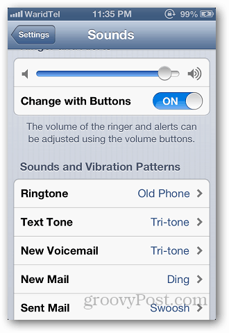 Utilizar tono de llamada personalizado iPhone 2