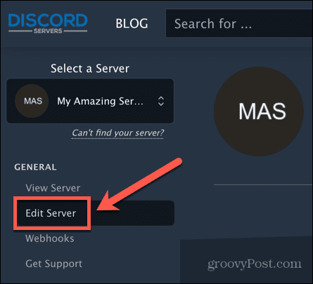 editar servidor de discordia