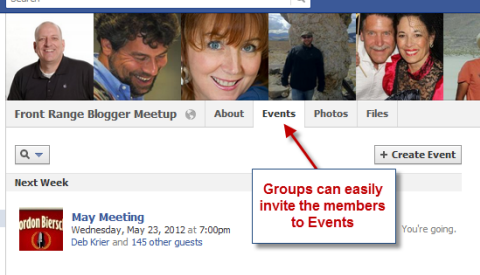 eventos grupales de facebook