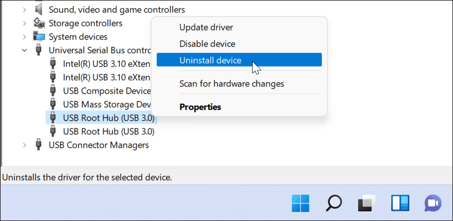 arreglar usb no funciona en Windows 11