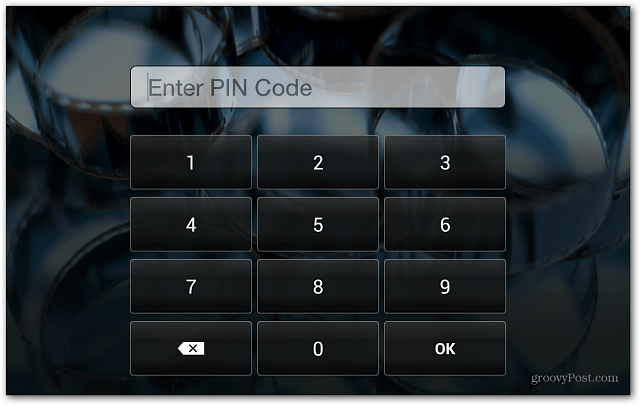 Pantalla de bloqueo de Kindle Fire HD Ingrese PIN