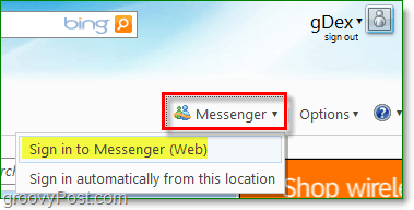 Cómo usar Windows Messenger desde su navegador de Internet en Windows Live