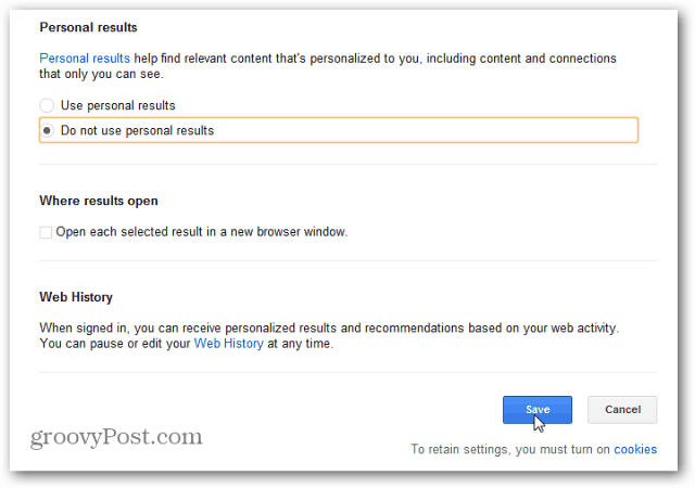 Google Plus Your World: optar por no recibir resultados de feed de Google+ en la búsqueda de Google