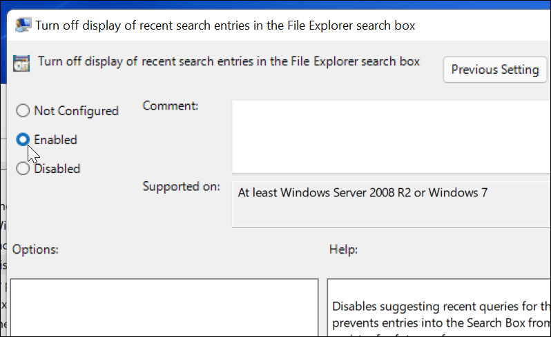 deshabilitar los resultados de búsqueda web en Windows 11