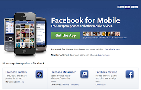 facebook para móvil
