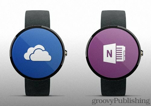 Aplicaciones de productividad de Microsoft para Apple Watch y Android Wear
