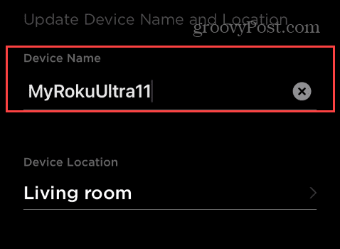 Cambia el nombre de tu Roku