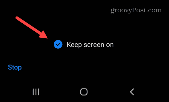 mantener la pantalla en Android