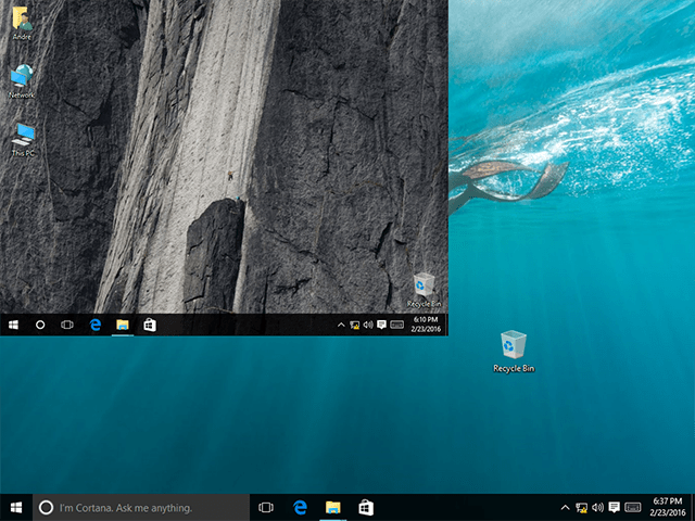 Evite que los iconos de escritorio de Windows 10 cambien de ubicación después de una actualización de pantalla