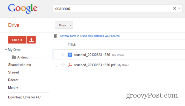 Cómo escanear documentos en papel a Google Drive con Android