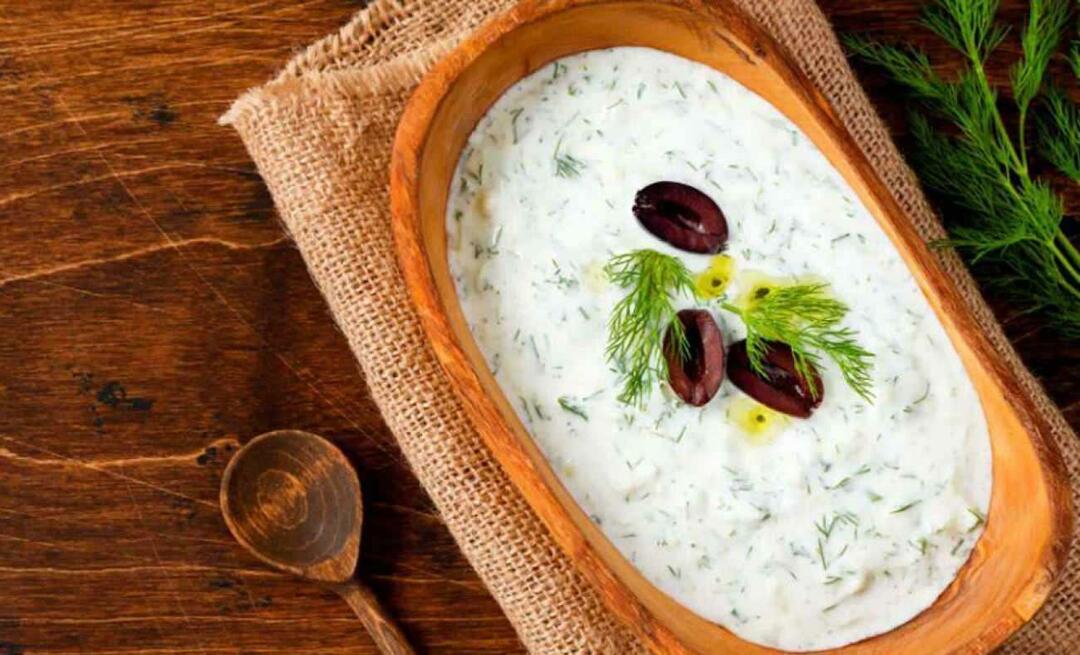 ¿Cómo hacer tzatziki de eneldo? Receta refrescante de tzatziki de yogur y eneldo