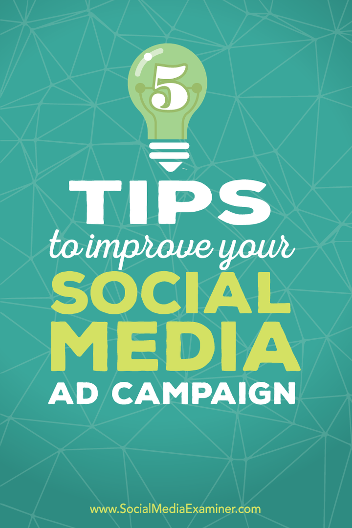 5 consejos para mejorar sus campañas publicitarias en redes sociales: examinador de redes sociales