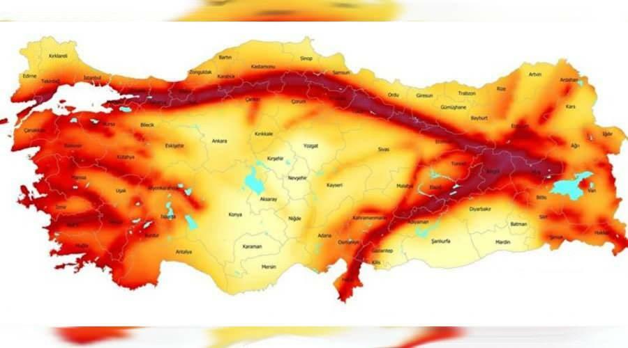 Türkiye terremoto mapa