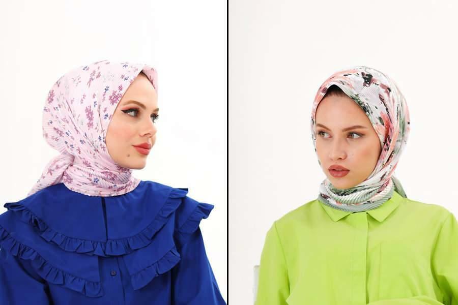 2023 modelos de bufandas plisadas