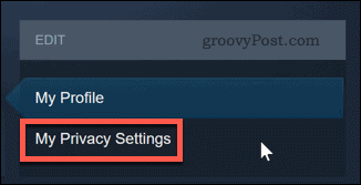 Cambiar la configuración de privacidad de Steam
