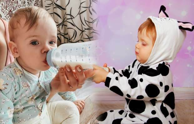Síntomas de alergia a la leche en bebés.