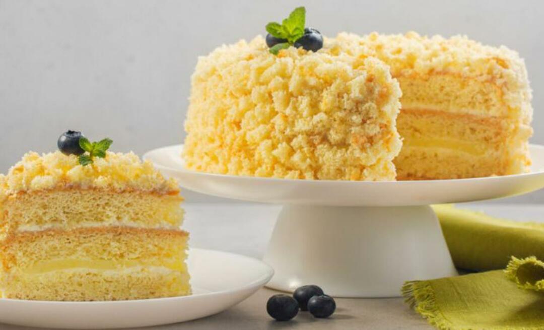 Cómo hacer torta de mimosa ¡Receta de torta mimosa de MasterChef! pastel italiano torta mimosa