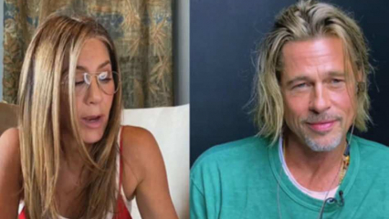 Brad Pitt y Jennifer Aniston se conocen en un evento de lectura